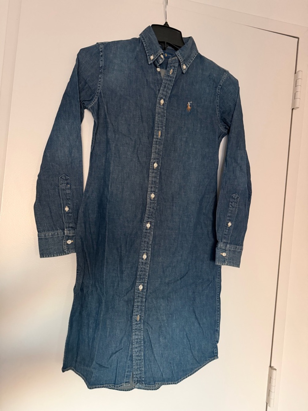 NWOT Ralph Lauren Denim Shirt Dress - Classic Blue size S